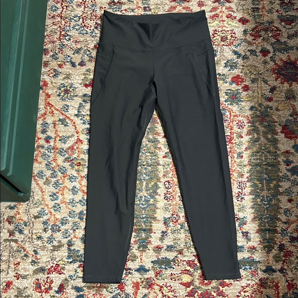 Old Navy Active Dark Army Green High-Waisted PowerSoft Leggings